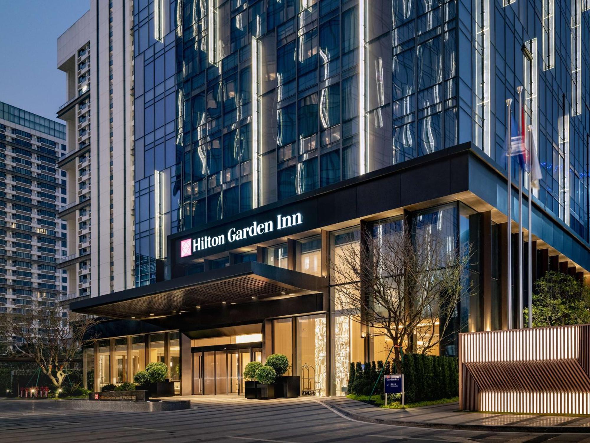 Hilton Garden Inn Shenzhen World Exhibition&Convention Center Exterior foto